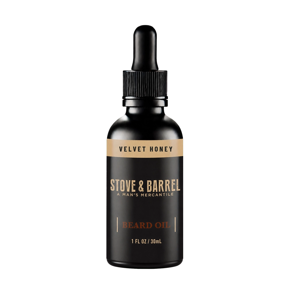 Velvet Honey beard oil by Stove & Barrel